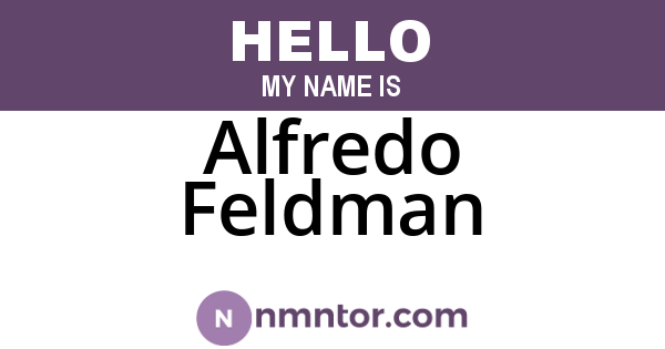 Alfredo Feldman