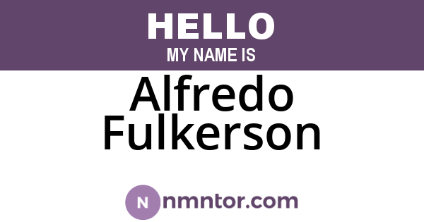 Alfredo Fulkerson