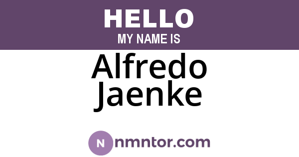 Alfredo Jaenke