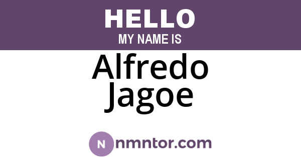 Alfredo Jagoe