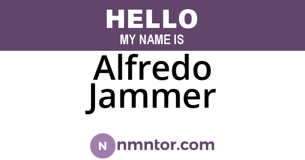 Alfredo Jammer