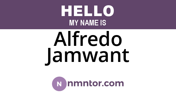 Alfredo Jamwant