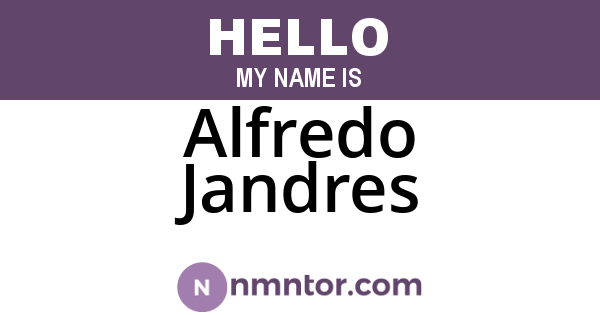 Alfredo Jandres