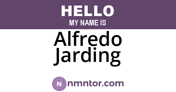 Alfredo Jarding