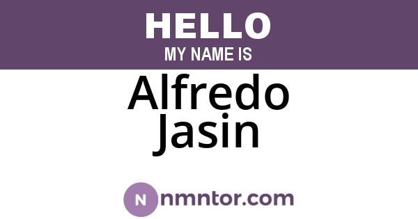 Alfredo Jasin