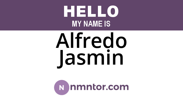 Alfredo Jasmin