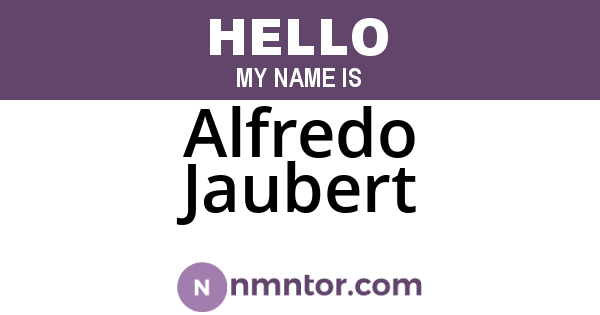 Alfredo Jaubert