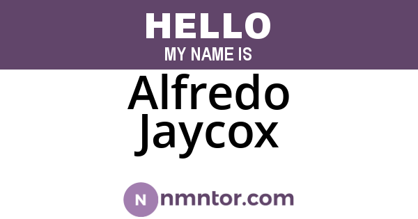 Alfredo Jaycox