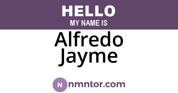 Alfredo Jayme