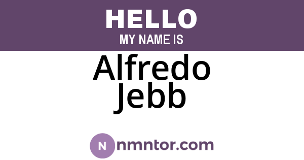 Alfredo Jebb