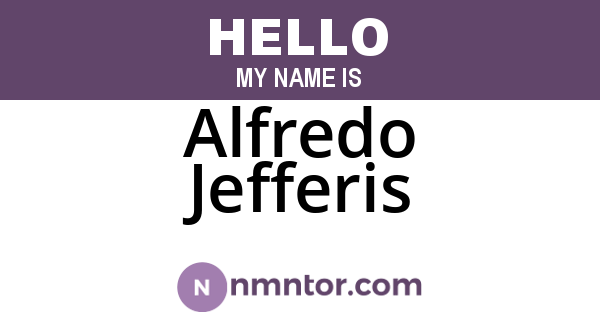 Alfredo Jefferis