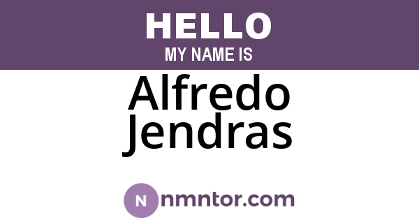 Alfredo Jendras