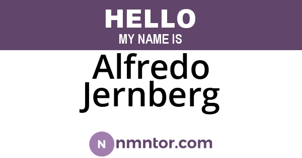 Alfredo Jernberg