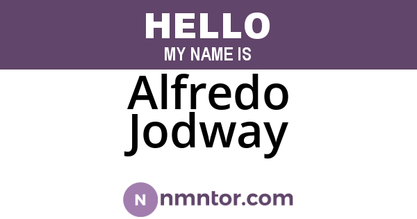 Alfredo Jodway