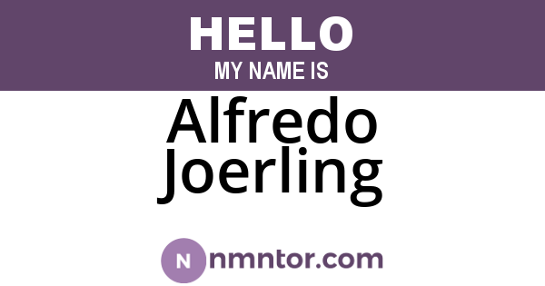 Alfredo Joerling