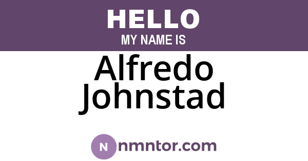 Alfredo Johnstad