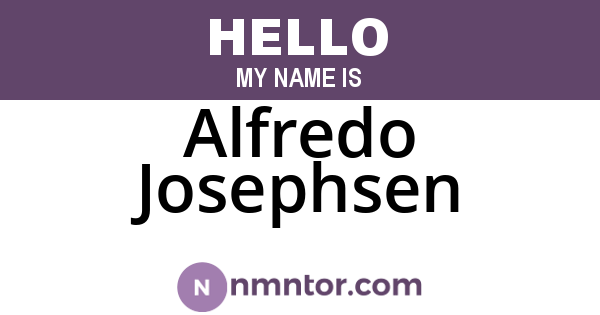 Alfredo Josephsen