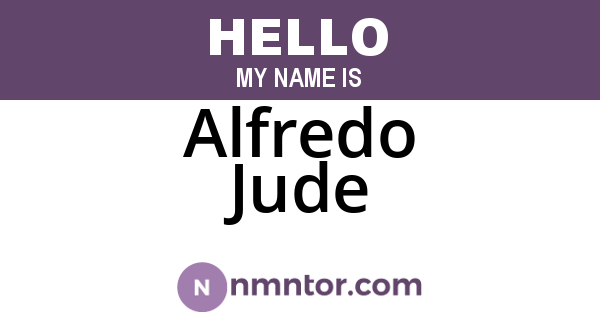 Alfredo Jude