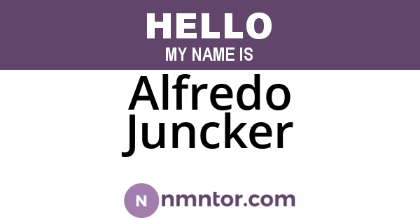 Alfredo Juncker