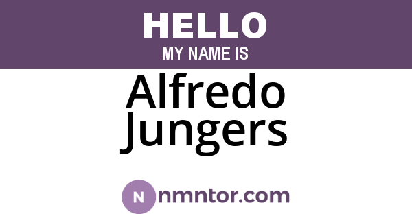 Alfredo Jungers
