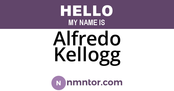 Alfredo Kellogg