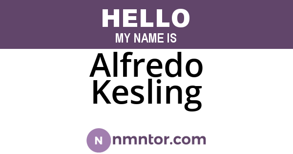 Alfredo Kesling
