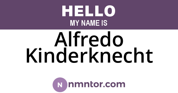 Alfredo Kinderknecht