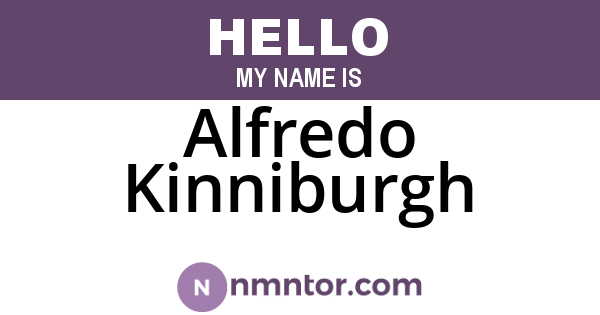 Alfredo Kinniburgh