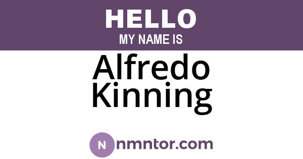 Alfredo Kinning
