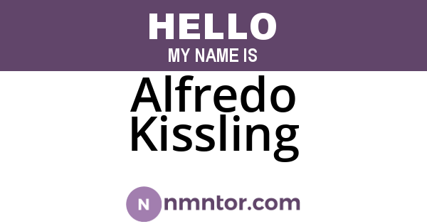 Alfredo Kissling