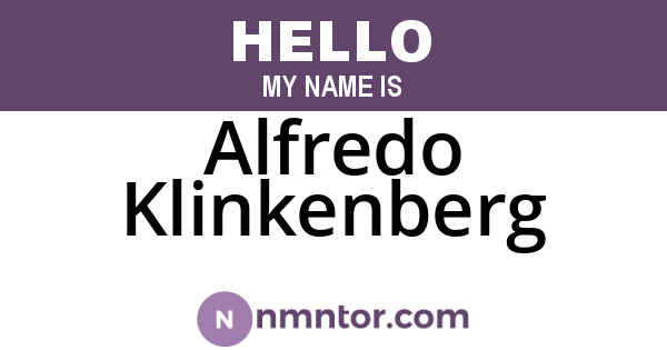 Alfredo Klinkenberg