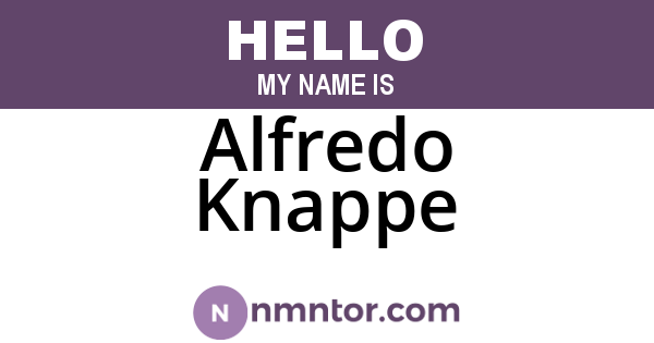 Alfredo Knappe
