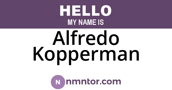 Alfredo Kopperman
