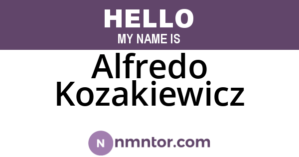 Alfredo Kozakiewicz