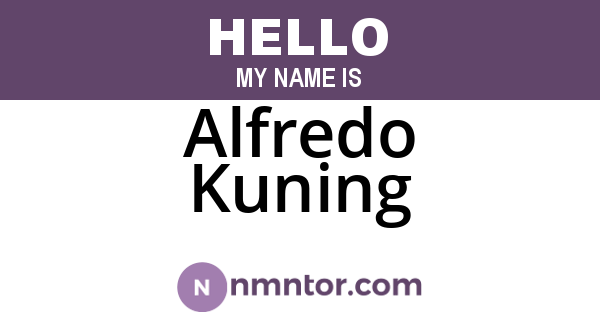 Alfredo Kuning