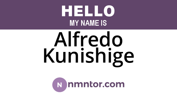 Alfredo Kunishige