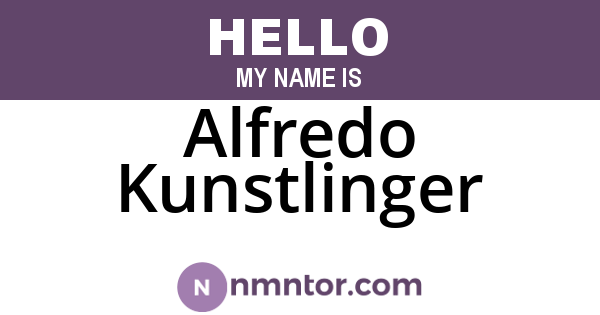 Alfredo Kunstlinger