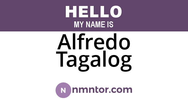 Alfredo Tagalog
