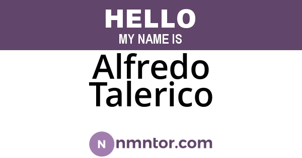 Alfredo Talerico