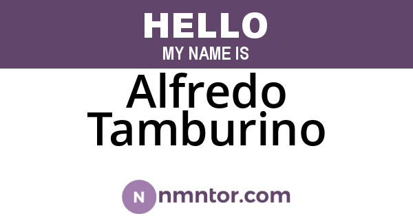 Alfredo Tamburino