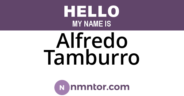Alfredo Tamburro