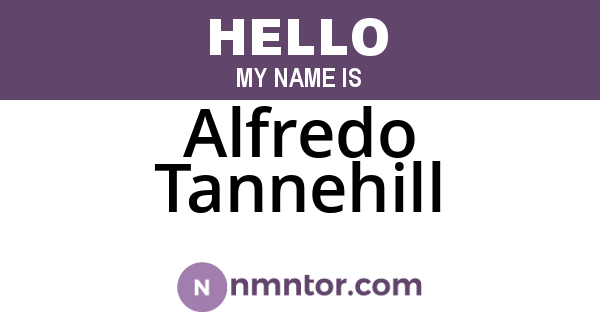 Alfredo Tannehill