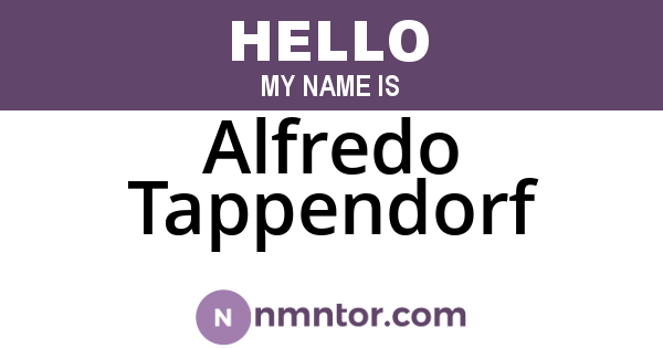 Alfredo Tappendorf