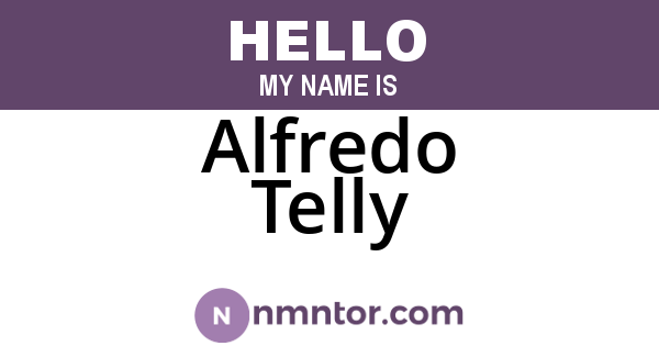 Alfredo Telly