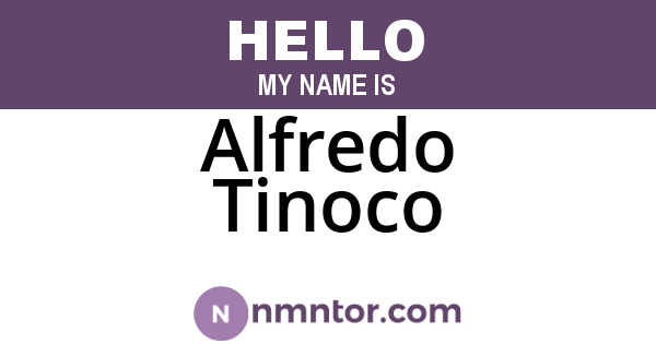 Alfredo Tinoco