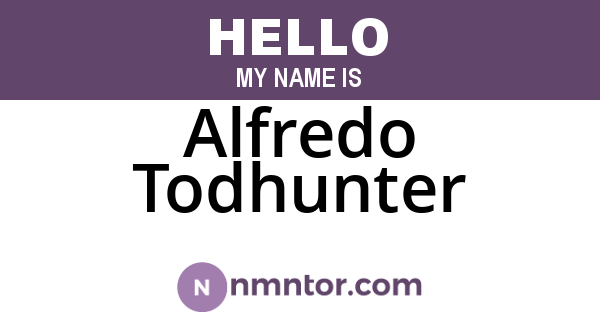 Alfredo Todhunter