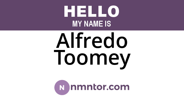 Alfredo Toomey