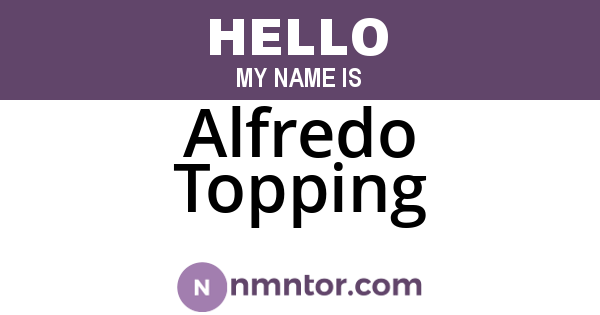 Alfredo Topping
