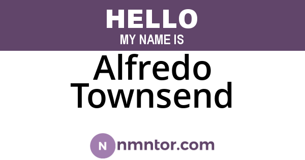 Alfredo Townsend