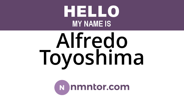 Alfredo Toyoshima